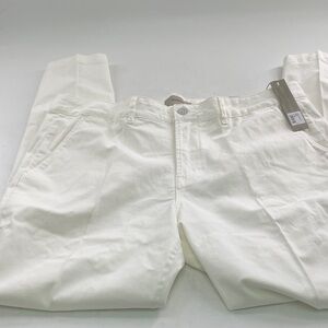 Hudson Jeans Men's White Chinos